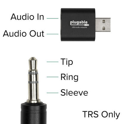PLUGABLE USB-AUDIO USB AUDIO ADAPTER