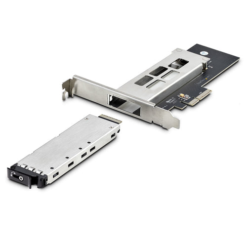 M.2 NVME SSD TO PCIE X4 SLOT - HOT SWAP MOBILE RACK/BACKPLANE