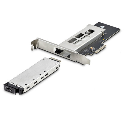 M.2 NVME SSD TO PCIE X4 SLOT - HOT SWAP MOBILE RACK/BACKPLANE