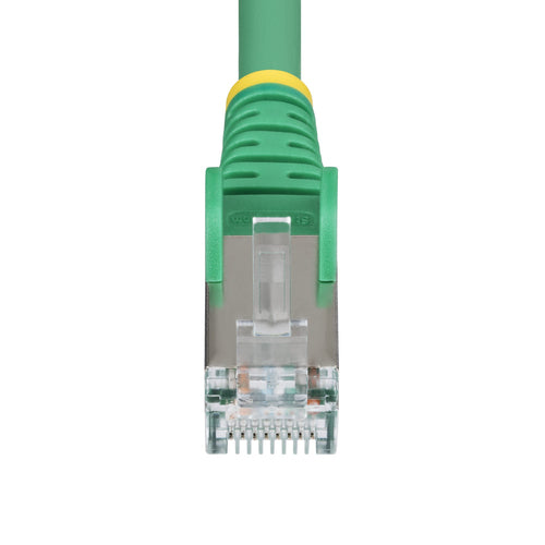 CAT6A ETHERNET CABLE - GREEN 10GBE S/FTP LSZH 100W POE