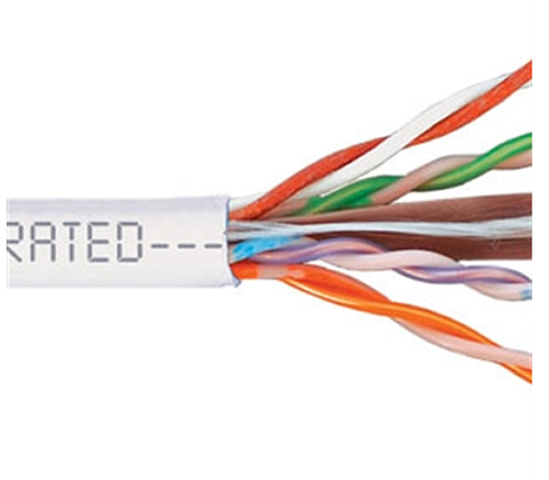CMP CAT6 PLENUM VALUE LINE 500 MHz WHITE