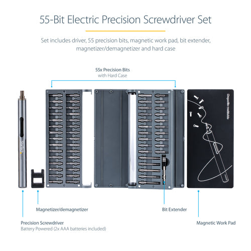 ELECTRIC PRECISION SCREWDRIVER PORTABLE TOOLSET POWERED REPAIR KIT