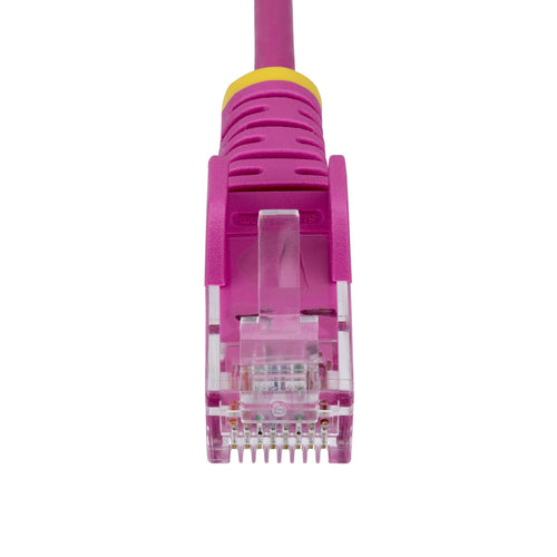 SLIM CAT6 CABLE PINK LSZH SLIM SNAGLESS RJ45 UTP PATCH CABLE