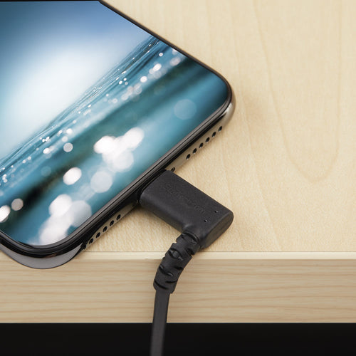 6FT ANGLED LIGHTNING TO USB CABLE ANGLED APPLE CHARGING CORD