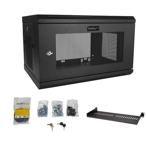 WALL MOUNT NETWORK SWITCH CABINET 16U SERVER RACK ENCLOSURE