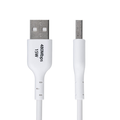 3FT WHITE USB-A TO USB-C CABLE CHARGER CORD USB 2.0 DATA TRANSFER