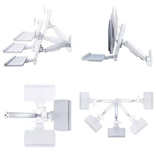 WALL MOUNT WORKSTATION VESA - ERGONOMIC WALL MOUNT STANDING DESK