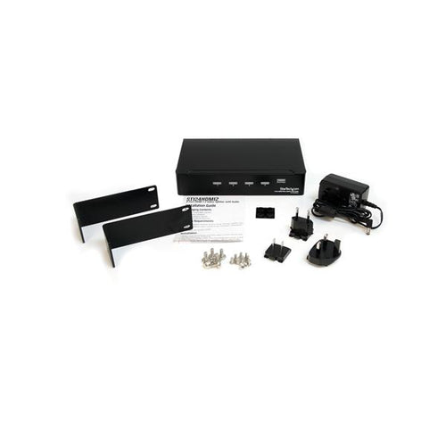 4 PORT HDMI SPLITTER AMPLIFIER HDCP VIDEO SIGNAL SPLIT ANPLIFY