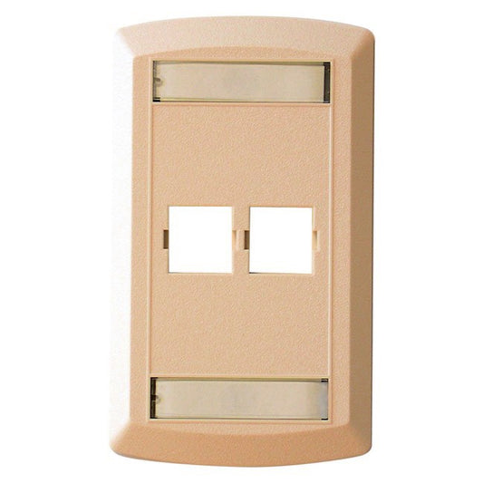 Suttle 2 Outlet Faceplate - Ivory