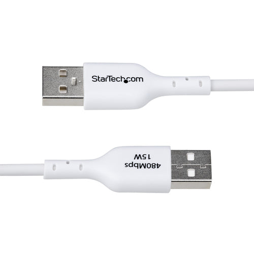 3FT WHITE USB-A TO USB-C CABLE CHARGER CORD USB 2.0 DATA TRANSFER