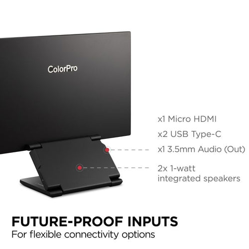 15.6 PORTABLE 1080P OLED MONITOR WITH 60W USB-CMINI-HDMI