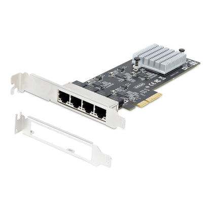 4-PORT 2.5G PCIE NETWORK CARD - QUAD NBASE-T ETHERNET CARD