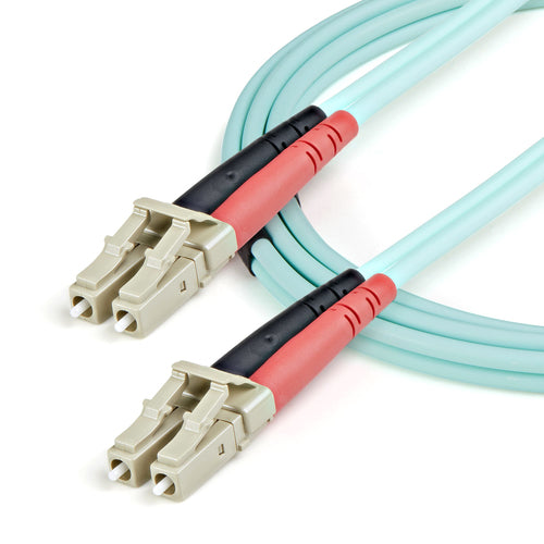 1M MULTIMODE FIBER OPTIC CABLE OM3 LC/LC 50/125 LSZH FIBER CABLE