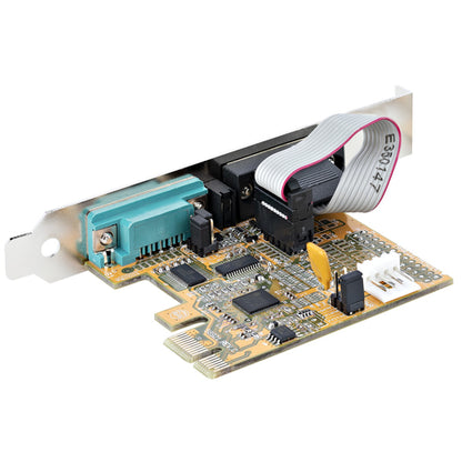 2 PORT PCI EXPRESS RS232 SERIAL ADAPTER CARD PCIE TO SERIAL DB9