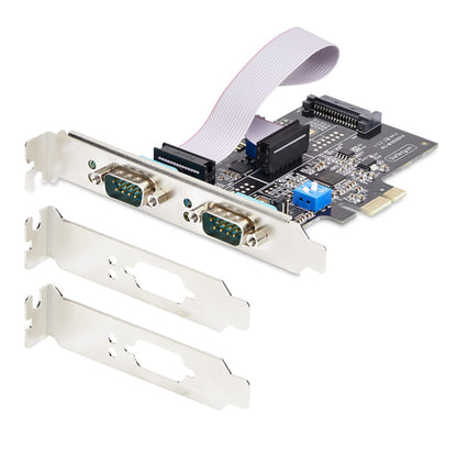 2-PORT SERIAL PCIE CARD - PCI EXPRESS RS232/RS422/RS485 CARD