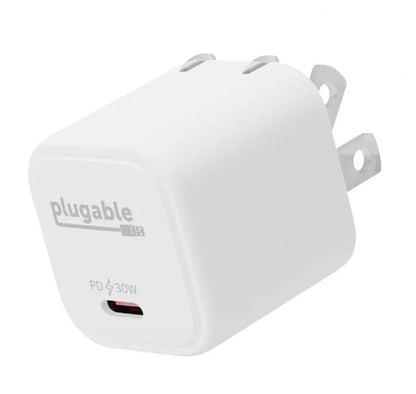 PLUGABLE GAN USBC CHARGER BLOCK GAN USBC CHARGER BLOCK 30W WHITE