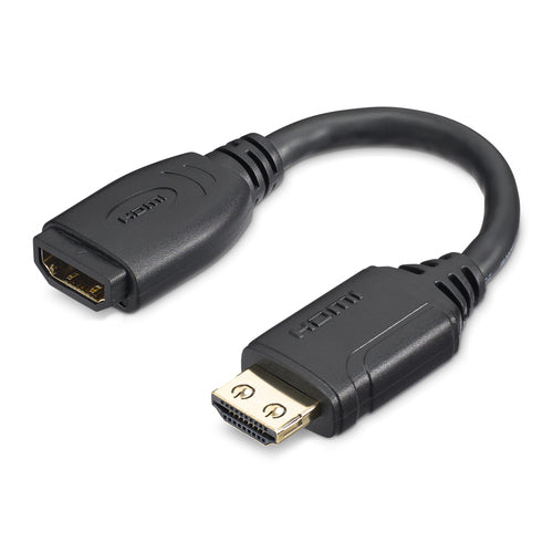 6IN HDMI PORT SAVER CABLE 2.0 EXTENSION ADAPTER CORD 4K 60HZ M/F
