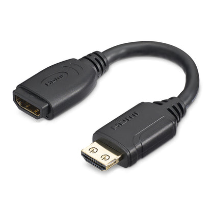 6IN HDMI PORT SAVER CABLE 2.0 EXTENSION ADAPTER CORD 4K 60HZ M/F