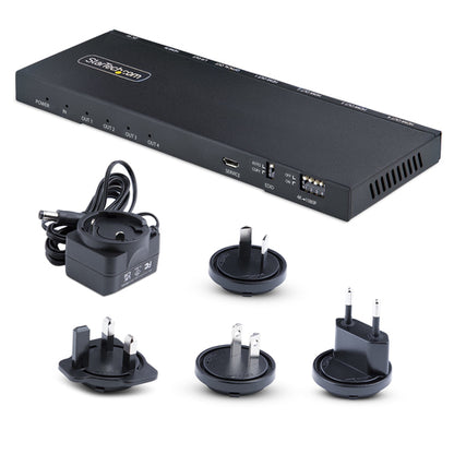 4 PORT HDMI SPLITTER 4K 1 IN 4 OUT UHD SIGNAL VIDEO SPLITTER