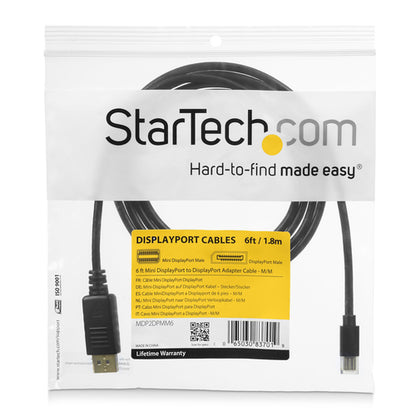 MINI DISPLAYPORT TO DISPLAYPORT CABLE ADAPTER MDP DP 1.2 CORD 10