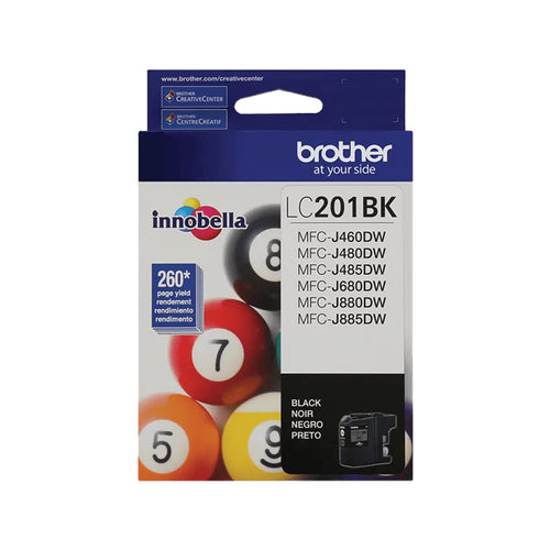 LC201BK BLACK INK CARTRIDGE FOR INK-JET MACHINES