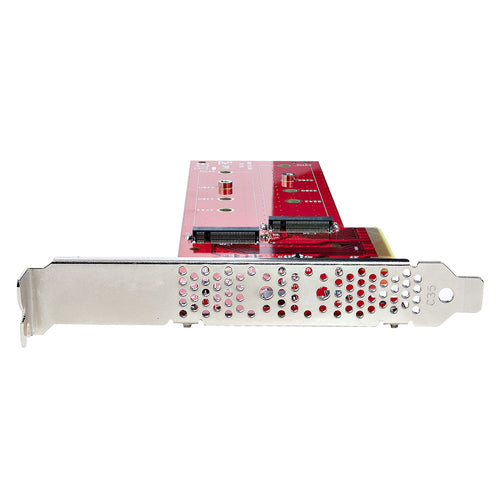 DUAL M.2 PCIE SSD ADAPTER CARD MKEY AHCI NVME M2 SSD PCIE 4.0