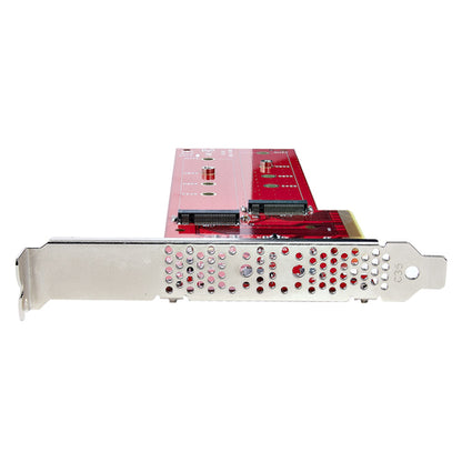 DUAL M.2 PCIE SSD ADAPTER CARD MKEY AHCI NVME M2 SSD PCIE 4.0