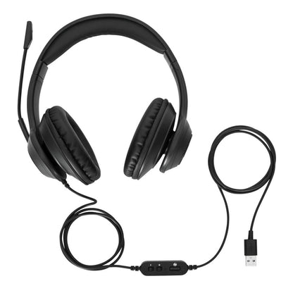 WIRED STEREO HEADSET BLACK