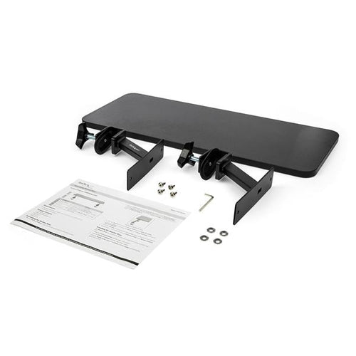 CLAMP ON MONITOR RISER SHELF ELEVATED COMPUTER MONITOR PLATFORM