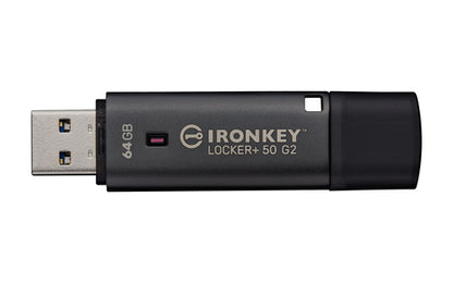 64GB IRONKEY LOCKER PLUS 50 G2 FIPS 197 AES-256 (IKLP50G2/64GB)