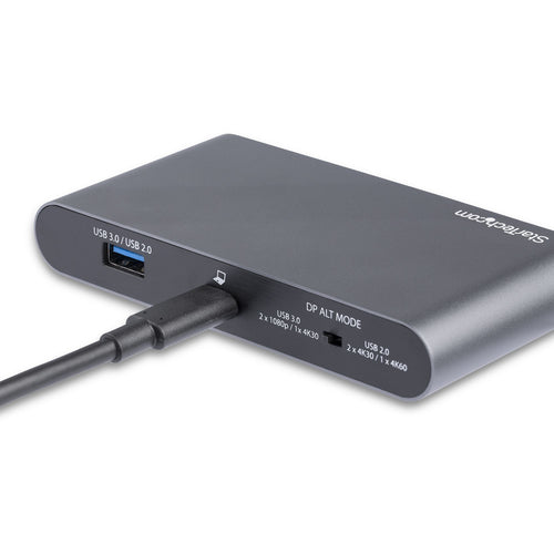 USB C MULTIPORT ADAPTER 100W PD DUAL DP USB HUB MINI TRAVEL DOCK