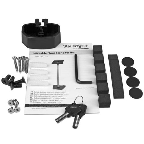 SECURE TABLET FLOOR STAND LOCKABLE ANTI THEFT IPAD STAND