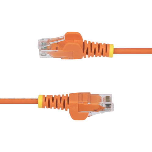 SLIM CAT6 CABLE ORANGE LSZH SLIM SNAGLESS RJ45 UTP PATCH CABLE