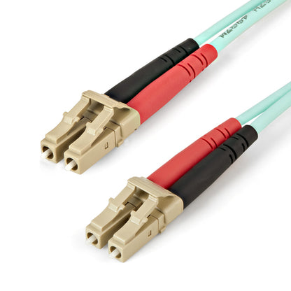 1M MULTIMODE FIBER OPTIC CABLE OM3 LC/LC 50/125 LSZH FIBER CABLE