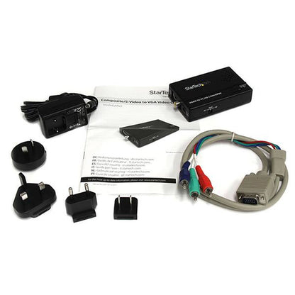 S VIDEO TO VGA CONVERTER COMPOSITE VIDEO SIGNAL CONVERTER