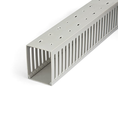 SLOTTED CABLE RACEWAY W/ COVER OPEN SLOT CABLE MANAGEMENT DUCT