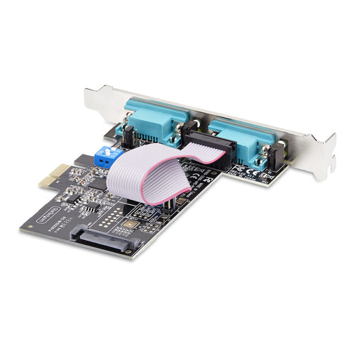 2-PORT SERIAL PCIE CARD - PCI EXPRESS RS232/RS422/RS485 CARD