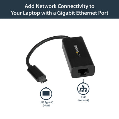 USB C TO GIGABIT ETHERNET ADAPTER - USB C TO RJ45/LAN ADAPTER