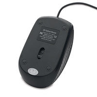 CORDED OPTICAL MOUSE BLACK