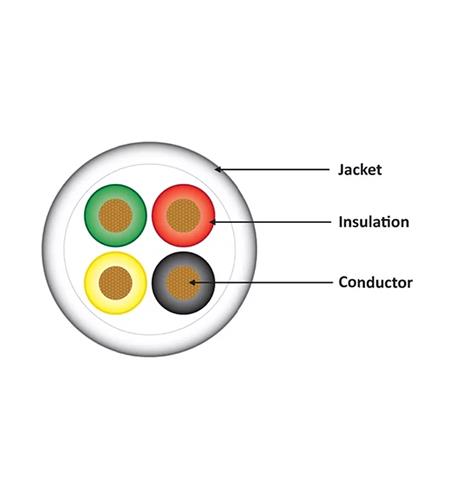 18-4 UNSHIELDED SPEAKER GRAY