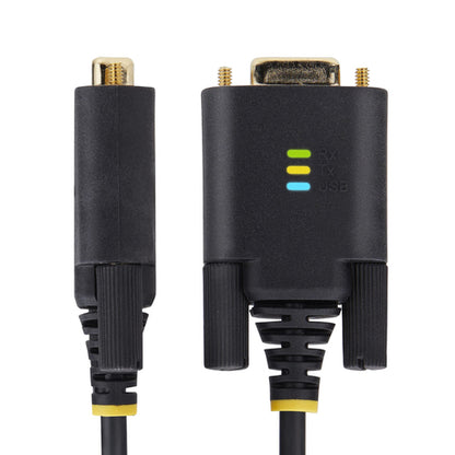 3FT USB TO SERIAL DCE CABLE - USB TO NULL MODEM SERIAL ADAPTER