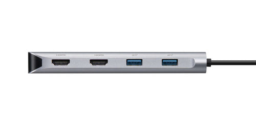 USB-C ALT MODE DUAL HDMI 4KMOBI LE DOCK W140W EPR PASSTHRU SDREADER