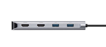 USB-C ALT MODE DUAL HDMI 4KMOBI LE DOCK W140W EPR PASSTHRU SDREADER