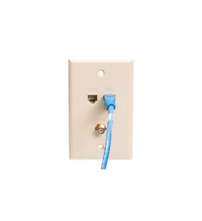 FACEPLATE, IDC, VOICE DATA, F-TYPE, IV