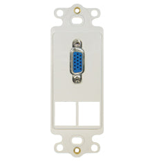INSERT- DECOREX- 2-PORT- RGB/VGA- WHITE