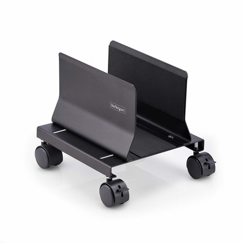 COMPUTER TOWER CART ROLLING CPU CADDY ON WHEELS PC MOUNT