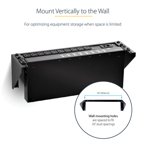 WALL MOUNT PATCH PANEL BRACKET 3U VERTICAL PANEL MOUNTING BRACKET