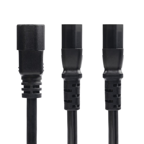 6FT POWER CORD SPLITTER IEC 60320 C14 TO 2X C13 10A 250V