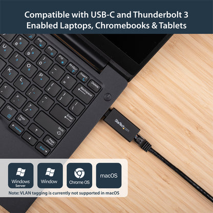 USB C TO ETHERNET ADAPTER USBC GIGABIT RJ45 LAN NETWORK DONGLE