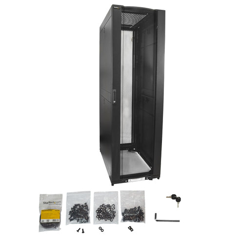 42U SERVER RACK CABINET 4 POST NETWORK EQUIPMENT RACK ENCLOSURE